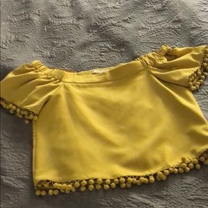 Willow and clay off shoulder top